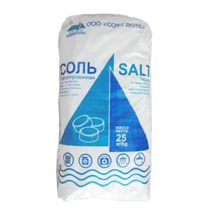 Соль таблетированная 25 кг Софт Воте