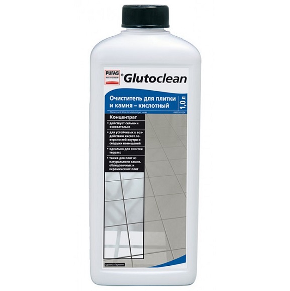 Glutoclean Очиститель для плитки и камня - кислотный 1000 мл