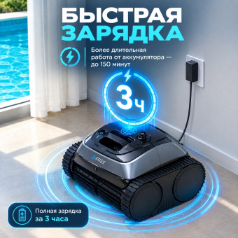 Робот пылесос Neptun Z-Free (беспроводной, аккумуляторный)